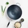 Hybrid wok 30 cm sølv/svart