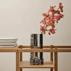 Hydraulic vase XL 32 cm stål