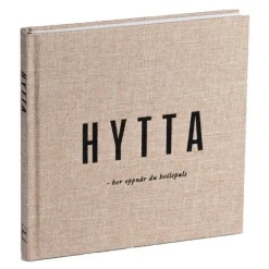 Hyttebok 22x21,5x2,5 cm beige