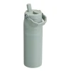 IceFlow Flip Straw 2.0 Bottle termoflaske 0,71L Ash