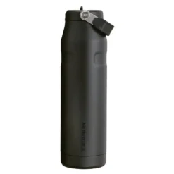 IceFlow Flip Straw 2.0 Bottle termoflaske 1L svart