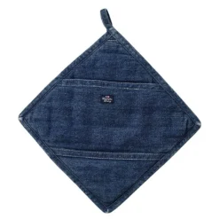 Icons denim gryteklut 25x25 cm denim blue