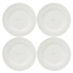 Icons desserttallerken 22 cm 4 stk hvit/beige