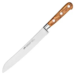 Ideal Provence brødkniv 20 cm stål/oliventre