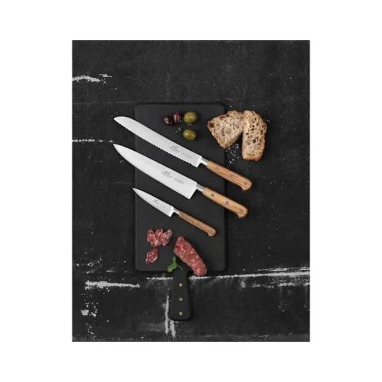 Ideal Provence brødkniv 20 cm stål/oliventre