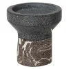 Idun lysestake 10 cm brown/grey