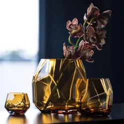 Iglo vase stor 22 cm cognac