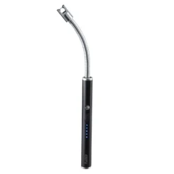 Ignito USB-lighter 25 cm stål/svart