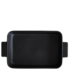 Ildfast form porselen 37x22 cm svart