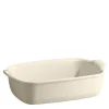 Ildfast form S rektangulær 30x19 cm 1,55L krem