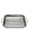 Ildfast form 30x24 cm rustfritt stål