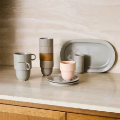 Inka asjett 17 cm beige