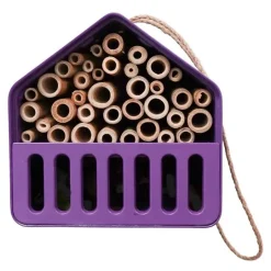 Insekthotell 16 cm lilla