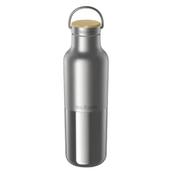 Insulated Reflect termoflaske 0,59L med bambuslokk børstet stål