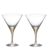 Intermezzo martiniglass 25 cl 2 stk gull