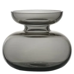 Inu svibelvase 11x9 cm smoked grey