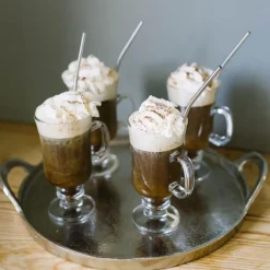 Iona irish coffee sett 4 glass 20 cl 4 sugerør