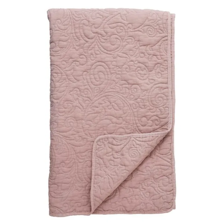 Isabelle pledd 170x130 cm rose dust