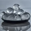 Isbitform kuler m/ lokk 2 cm svart