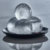 Isbitform kuler m/ lokk 3 cm svart