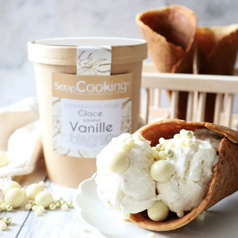 Iskremmix 145 g vanilje hvit