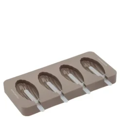 Ispinneform 4 stk madeleine latte silikon
