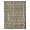 Jacquard duk 150x250 cm ornament beige/mørk oliven