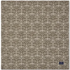 Jacquard serviett 50x50 cm ornament beige/mørk oliven