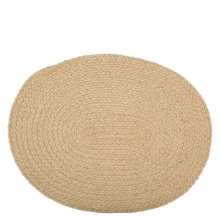 Jesper dekkebrikke 45x35 cm oval natur