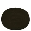 Jesper dekkebrikke 45x35 cm oval svart