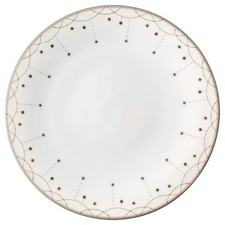 Julemorgen Girlander tallerken 25 cm
