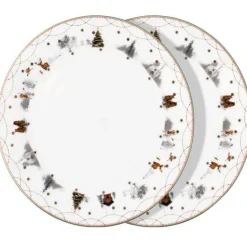 Julemorgen Story tallerken 25 cm 2 stk