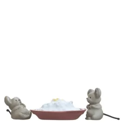 Julemus Gnist & Hannibal figur 4,6 cm