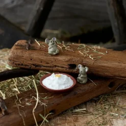 Julemus Gnist & Hannibal figur 4,6 cm