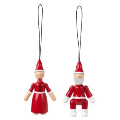 Julepar Julenisse og Nissemor 10 cm
