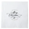 Juleserviett merry christmas 40x40 cm