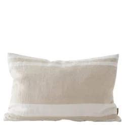 Jules putetrekk i lin 40x60 cm beige striper