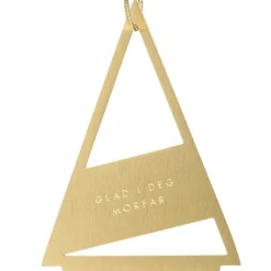 Juletrepynt Morfar 0,73x5,3 cm 14K gull