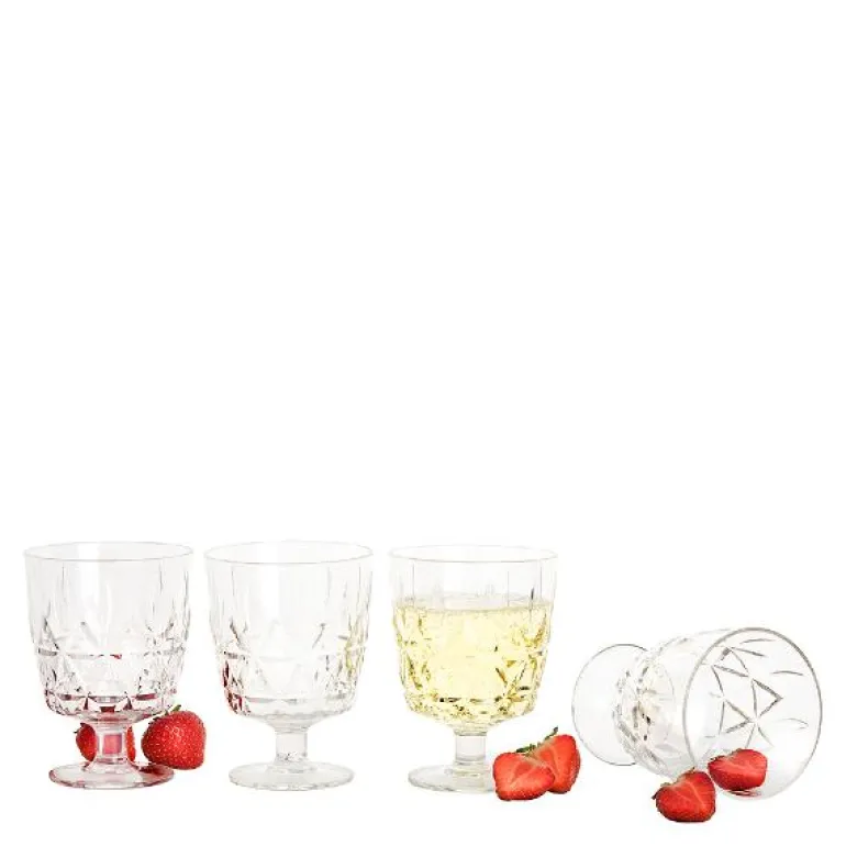 Juni piknik glass 30 cl 4 stk