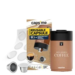 Kaffekapselsett 2 kapsler/48 papirlokk