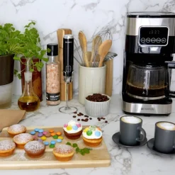 Kaffetrakter digital 12 kopper 1,5L KB400 rustfri