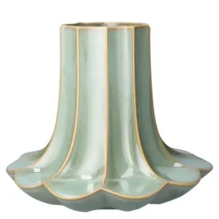 Kantarel vase 20,5 cm grønn
