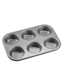 Karabo muffinsform 6 stk grå