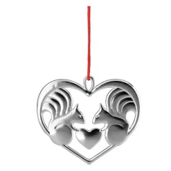 Karen Blixen ornament 6 cm Nuts about you sølv
