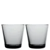 Kartio glass 21cl 2 stk grå