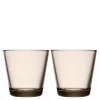 Kartio glass 21 cl 2 stk lin