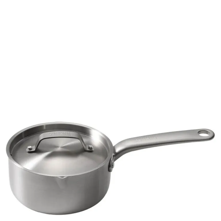 Kasserolle med lokk 16 cm/1,5L rustfritt stål