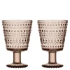 Kastehelmi glass 26 cl 2 stk lin