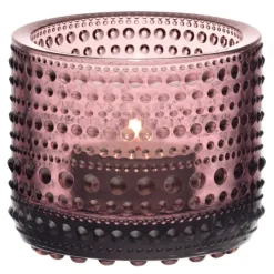 Kastehelmi lyslykt 6,4 cm røsslyng