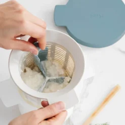 Kefir & Yoghurt Maker produksjonsbeholder 2 deler blå